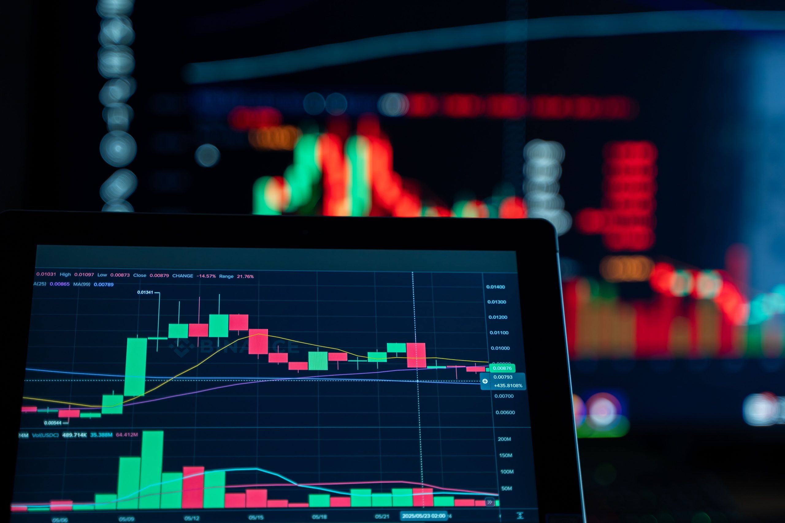 trading floor with multiple screens,forex charts candlestick patterns,stock market bull statue,Federal Reserve building Washington DC,busy trader desk atmosphere